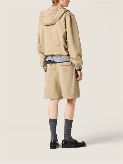 Bermuda shorts with logo MIU MIU | MP197319CUF0065